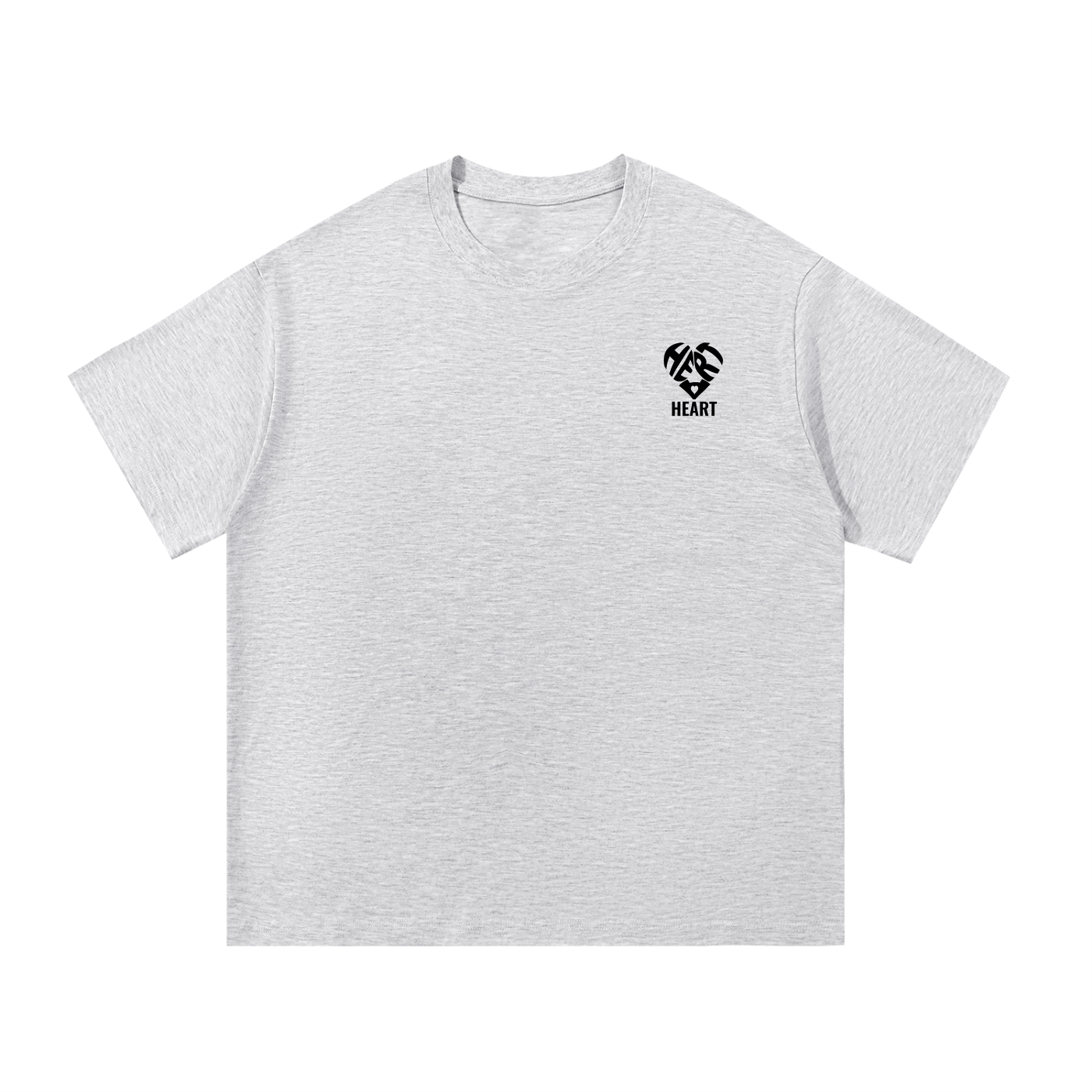 T-shirt HEART Unisexe Confort et Élégance Décontractée