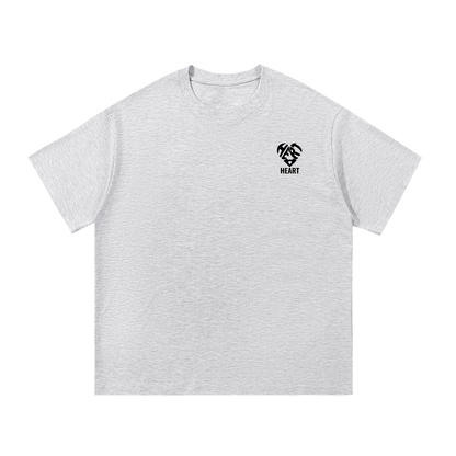 T-shirt HEART Unisexe Confort et Élégance Décontractée